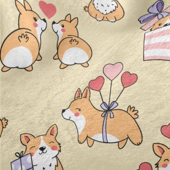 Cute Round Corgi Minky