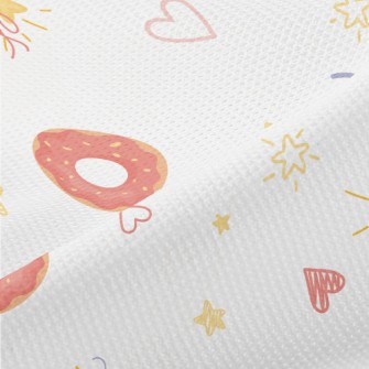Pink Delicious Donuts Piqué
