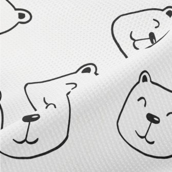 Simple Smiling Bear Piqué