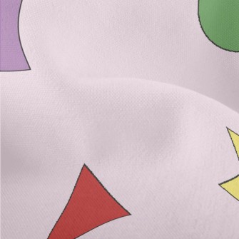 Colorful Light And Dark Stars  Lightweight Performance Linen