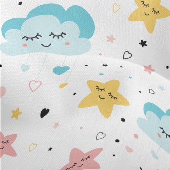 The Moon And Stars Sleeping Pe Lightweight Performance Linen