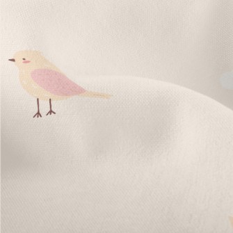 Pink And Orange Flying Bird Lightweight Performance Linen