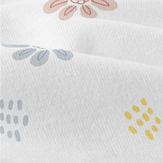 Simple Colored Flowers And Dot Modern Jersey