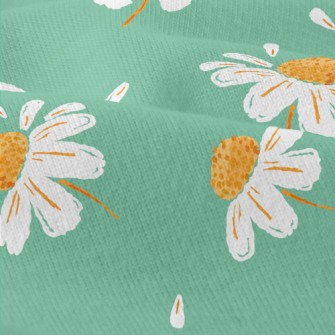 Realistic Daisy And Petals Modern Jersey