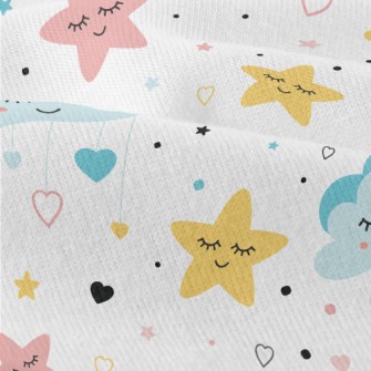 The Moon And Stars Sleeping Pe Modern Jersey
