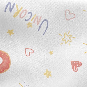 Pink Delicious Donuts Jersey Backed Fleece