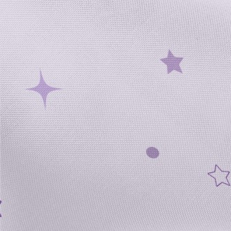 Scattered Purple Stars Pongee