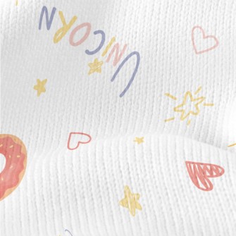 Pink Delicious Donuts Stretch Jersey