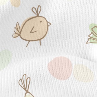 Cute Birds Of Different Shapes Stretch Jersey