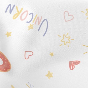 Pink Delicious Donuts Lightweight Cotton Poplin