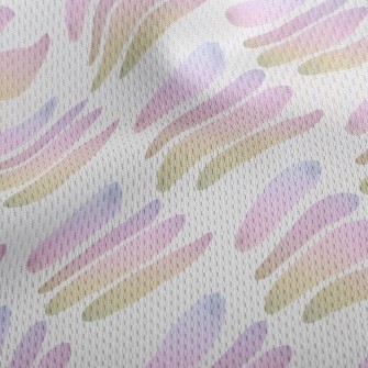 Watercolor Oval Gradient Athletic Mesh Flat Back