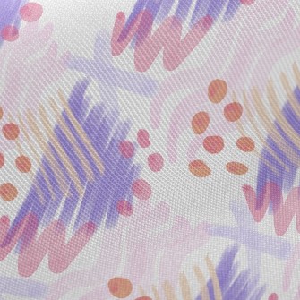 Abstract Dots Lines Twill