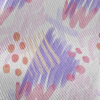 Abstract Dots Lines Standard Corduroy