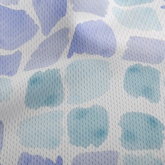 Watercolor Abstract Lines Athletic Mesh Flat Back