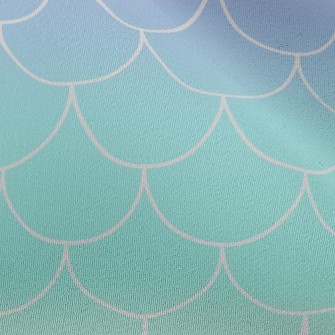 Gradient Mermaid Scales Chiffon