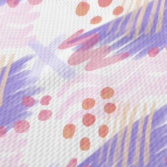 Abstract Dots Lines Birdseye Piqué