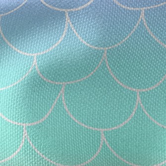 Gradient Mermaid Scales Waterproof Canvas
