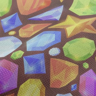 Dazzling Shaped Gems Performance Linen