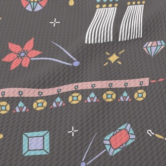 Unique Ethnic Jewelry Birdseye Piqué