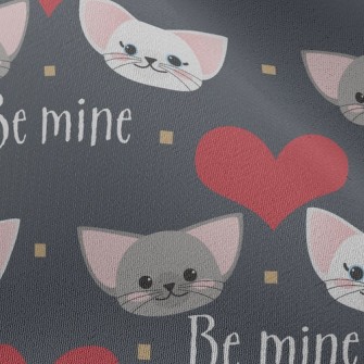 Loving Cat Couple Chiffon