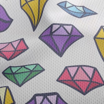 Pop Style Three-dimensional Di Athletic Mesh Flat Back