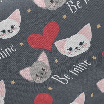 Loving Cat Couple Twill