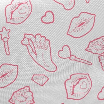 Funny Lip Gestures Twill