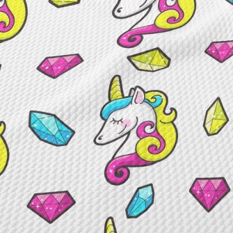 Gorgeous Unicorn Birdseye Piqué