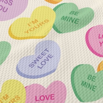 Love Sticky Note Birdseye Piqué