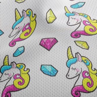 Gorgeous Unicorn Athletic Mesh Flat Back