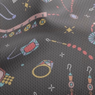 Unique Ethnic Jewelry Athletic Mesh Flat Back