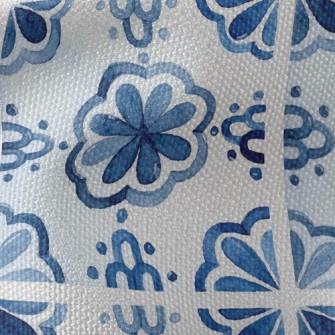Classic Cool Damask Waterproof Canvas