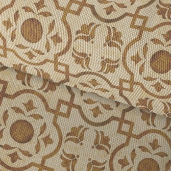 Nostalgic Tile Damask Waterproof Oxford