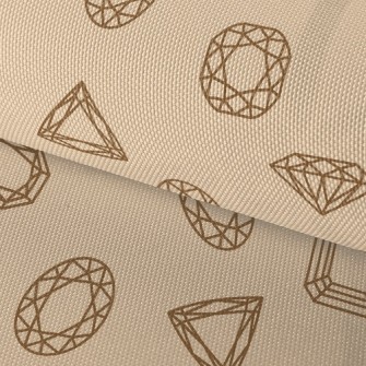 Simple Crystal Gem Waterproof Oxford