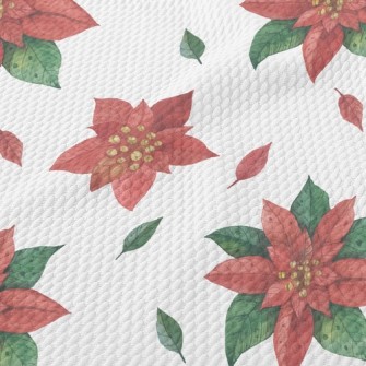 Nice Looking Christmas Red For Birdseye Piqué