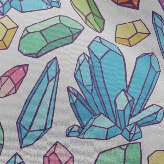 Colorful Crystal Rough Stone Chiffon