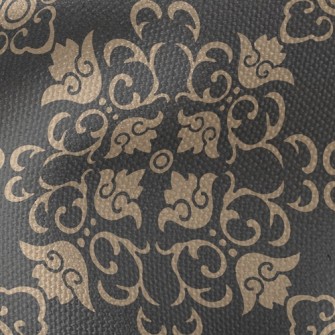 Retro Flower-shaped Damask Waterproof Canvas