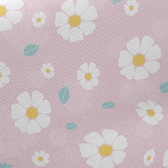 Pure White Flower Twill