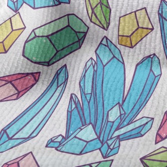 Colorful Crystal Rough Stone Terry