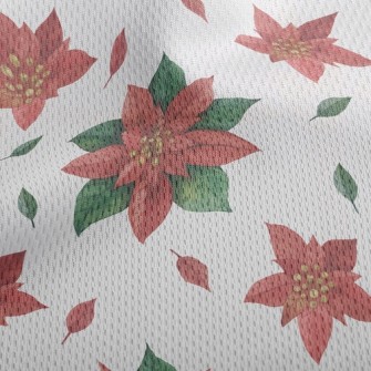 Nice Looking Christmas Red For Athletic Mesh Flat Back