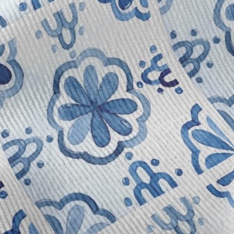 Classic Cool Damask Standard Corduroy