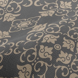 Retro Flower-shaped Damask Performance Linen