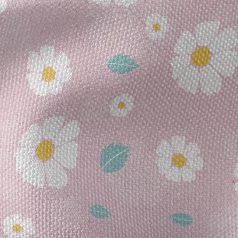 Pure White Flower Waterproof Canvas