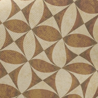 Flower-shaped Oval Damask Twill