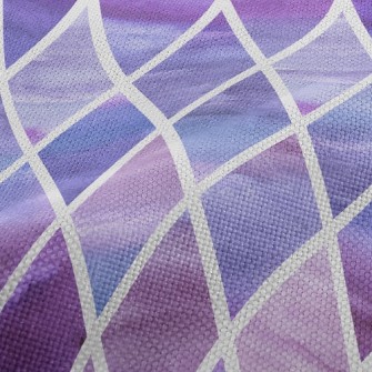 Gradient Diamond Smudge Performance Linen