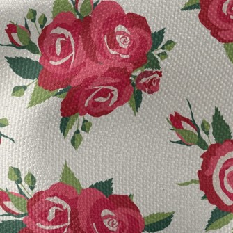 Bright Big Rose Waterproof Canvas