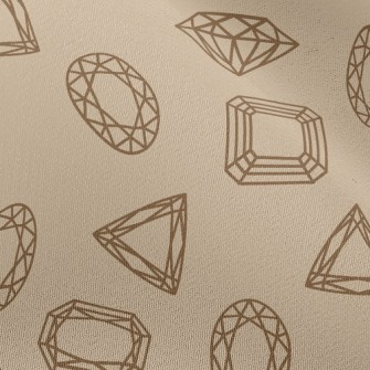 Simple Crystal Gem Chiffon