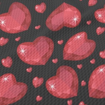 Bright Three-dimensional Love  Birdseye Piqué