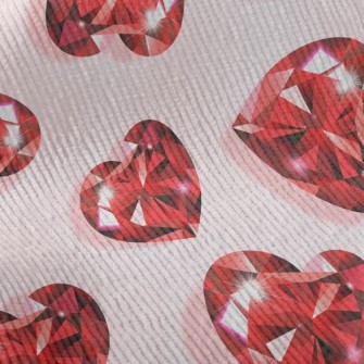 Three-dimensional Crystal Hear Standard Corduroy