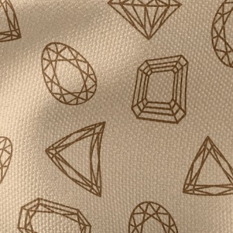 Simple Crystal Gem Waterproof Canvas